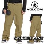 日本正規品 スノーボード ウェア パンツ ボルコム VOLCOM MENS 5-POCKET PANTS Ivy メンズ 24-25