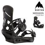 日本正規品 スノーボード ビンディング バートン BURTON MENS MISSION Re:Flex Black ミッション リフレックス バインディング メンズ 25-26