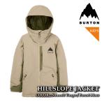 ショッピングburton 日本正規品 スノーボード ウェア ジャケット バートン BURTON KIDS HILLSLOPE JACKET Summit Taupe Forest Moss キッズ ユース 子供 25-26