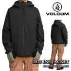 日本正規品 スノーボード ウェア ジャケット ボルコム VOLCOM 2836 INS JACKET Black メンズ 25-26