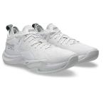 asics アシックス NOVA SURGE LOW 2 バスケットボールシューズ 1061A051-100(White/Pure Silver)