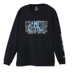 [ почтовая доставка соответствует ]Champion Champion Mini длинный рукав футболка Junior баскетбол рубашка CKCB418-090( черный )