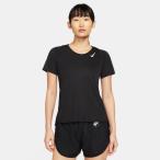 [ кошка pohs соответствует ]NIKE Nike wi мужской DF гонки S/S верх женский бег рубашка DD5928-010( черный /( Reflect серебряный ))