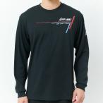 [ почтовая доставка соответствует ]NISHI(nisi* спорт ) Athlete Pride длинный рукав рубашка бег рубашка * рубашка с длинным рукавом 2811A599-001(P черный )