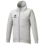 ヒュンメル hummel スウェットフーデッドジャッケット スウェットシャツ HAP8204-01(ライトグレー杢) 19FW