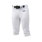 ミズノ MIZUNO GACHIユニフォームパンツ(ショートフィットタイプ/ユニセックス） 野球ユニフォームパンツ 12JD9F6701(ホワイト)