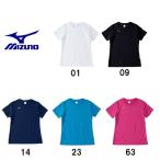 ミズノ MIZUNO バレー ランニング ナビドライ 半袖ワンポイントＴシャツ（汗速乾 UVカット レディース32MA5335