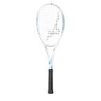 MIZUNO Mizuno двойной Strike V-50( soft теннис ) soft теннис ракетка 63JTN6C501( белый )