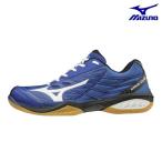 ミズノ ( MIZUNO ) バドミントンシューズ  メンズ レディース WAVE CLAW ウエーブクロー バドミントン 71GA191027　ブルー×ホワイト×ブラック