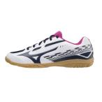ミズノ MIZUNO クロスマッチソード（ユニセックス） レディース卓球シューズ 81GA213014(ホワイト×ネイビー×ピンク)