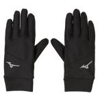 MIZUNO ミズノ ベーシックグローブ（ユニセックス） スポーツ手袋 P2JY9505-90(ブラック×シルバー) ２０１９年秋冬
