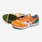 MIZUNO Mizuno ue-ben винт -JAPAN4( рейсинг ) бег обувь U1GD192031( orange × белый × зеленый )