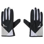 [ кошка pohs соответствует ]MIZUNO Mizuno перчатка для гонок ( унисекс ) бег перчатка U2MY2502-90( черный × серый )