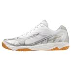 ミズノ MIZUNO ミズノフライ(ユニセックス) バレーボールシューズ V1GA233009(ホワイト×シルバー×ゴールド)