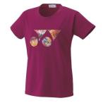 【ネコポス対応】YONEX ヨネックス ウィメンズTシャツ レディーステニス・バドシャツ 16541-443(バーガンディー) 21