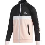 adidas アディダス G ESS ジャージジャケット ガールズ ETO91 ヘイズコーラル S17