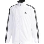 adidas アディダス M ESSENTIALS 3ストライプス ウインドブレーカージャケット （裏起毛） FKJ78 WHT