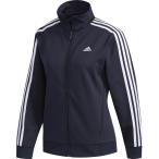 adidas アディダス W ESS 3ストライプウォームアップジャケット FKJ89 レジェンドインクF1