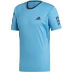 adidas アディダス CLUB スリーストライプス Tシャツ FRW68 ショックシアンS19/B
