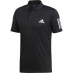 adidas アディダス CLUB スリーストライプス ポロシャツ FRW69 ブラック/ホワイト