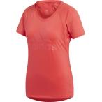 adidas アディダス W M4T ビッグロゴ トレーニングTシャツ レディース FSE63 ショックREDS19