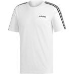 adidas アディダス M ESSENTIALS 3ストライプス Tシャツ FSG77 WHT/BLK