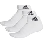 adidas アディダス CUSHION ANKLE 3P SOCKS FXI63 WHT/WHT/WHT