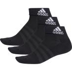 adidas アディダス CUSHION ANKLE 3P SOCKS FXI63 BLK/BLK/BLK