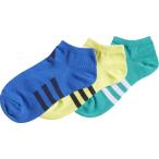 adidas アディダス KIDS LOW CUT 3P GOT22 BLU/ショックYEL/