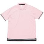 BONMAX ボンマックス  男女兼用 Tシャツ 裾ラインリブポロシャツ MS3117 ライトピンク