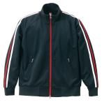 UnitedAthle ユナイテッドアスレ 7．0オンス ジャージラグランスリーブジャケット 199501 BLK/WHT/RED