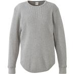 UnitedAthle ユナイテッドアスレ  メンズ ロングTシャツ  10．3オンス ヘヴィーウェイト ワッフル ロングスリーブTシャツ S〜XL 396001 HEATHER GRAY