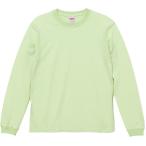 UnitedAthle ユナイテッドアスレ 5．6oz L／S Tシャツ（1．6インチリブ） 501101C ミルキーライム