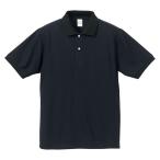 UnitedAthle ユナイテッドアスレ 5．3オンスドライ CVC ポロシャツ 505001 ネイビー/ブラック