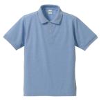 UnitedAthle ユナイテッドアスレ 5．3オンスドライ CVC ポロシャツ 505001 OX ブルー