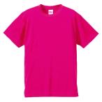 UnitedAthle ユナイテッドアスレ 4．7オンス ドライシルキータッチTシャツ（ローブリード） 508802 トロピカルピンク