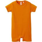 UnitedAthle ユナイテッドアスレ 5．6オンス ベイビー ロンパース 514802 オレンジ