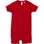 UnitedAthle ユナイテッドアスレ 5．6オンス ベイビー ロンパース 514802 レッド