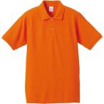 UnitedAthle ユナイテッドアスレ 6.2 オンス ドライカノコ ハイブリッド ポロシャツ 519001 519001 オレンジ
