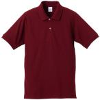 UnitedAthle ユナイテッドアスレ 6.2 オンス ドライカノコ ハイブリッド ポロシャツ 519001 519001 バーガンディ