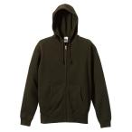 UnitedAthle ユナイテッドアスレ 10．0オンス キッズ スウェットフルジップパーカ（パイル）（ジュニアサイズ） 521302 オリーブ