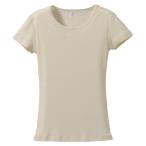 UnitedAthle ユナイテッドアスレ 6．2オンス CVCフライスTシャツ（ガールズ） 549004 ナチュラル