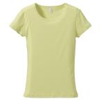 UnitedAthle ユナイテッドアスレ 6．2オンス CVCフライスTシャツ（ガールズ） 549004 ライトイエロー