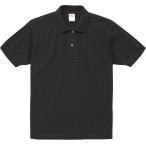 UnitedAthle ユナイテッドアスレ 6．0オンス ヘヴィーウェイト コットンポロシャツ S〜XL 男女兼用 554301 ブラック