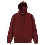UnitedAthle ユナイテッドアスレ 10．0オンス CVCスウェットフルジップパーカ 562001X バーガンディ