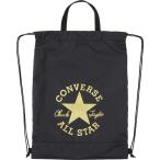 CONVERSE コンバース スポーツ バッグ ナップサック 星 かわいい アンクルパッチ C1912092 ブラック/ゴールド