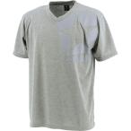 CONVERSE コンバース VネックTシャツ（ビッグロゴ） CA201377 グレーモク