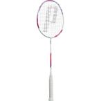 Prince プリンス バドミントンラケット コート ウィングス ライト XR III ホワイト×マゼンタ 7BJ060