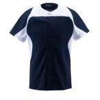 デサント DESCENTE ユニフォームシャツ カラーコンビネーションシャツ（フルオープン）  DB-1014 DB1014 BKSW