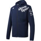 デサント DESCENTE クアトロセンサースウェット フルジップパーカー メンズ DMMNJF21 NV